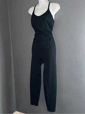 Victorias Secret Pink New w Tags Black Fitness Workout Jumpsuit XL
